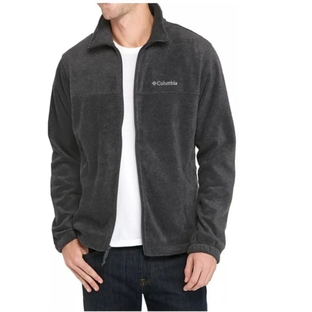 Columbia Steens Mountain Fleece Jacket Full Zip Size XL Chest 50” Length 28”